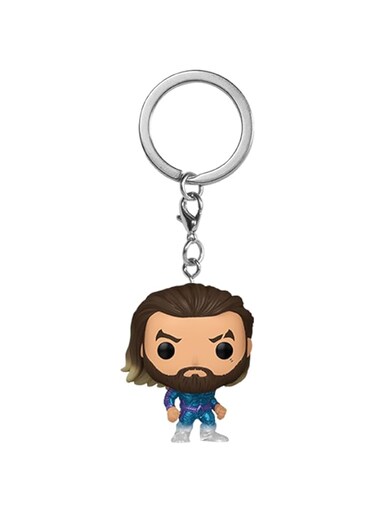 Funko Pop! Keychain: DC - Aquaman Novelty Keyring - Collectable Mini Figure - Stocking Filler - Gift Idea - Official Merchandise - Movies Fans - Backpack Decor