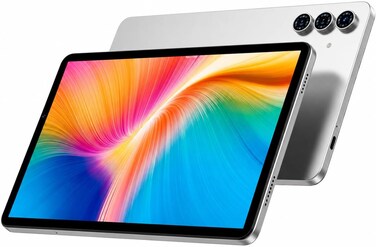 جهاز لوحي Telzeal P900 بشاشة HD مقاس 9 بوصات، وذاكرة وصول عشوائي (RAM) سعة 12 جيجابايت، وذاكرة تخزين داخلية سعة 512 جيجابايت، ونظام Android 14، ودعم شريحتين، وبطارية سعة 5000 مللي أمبير في الساعة، مع لوحة مفاتيح وماوس وقلم – لون فضي.