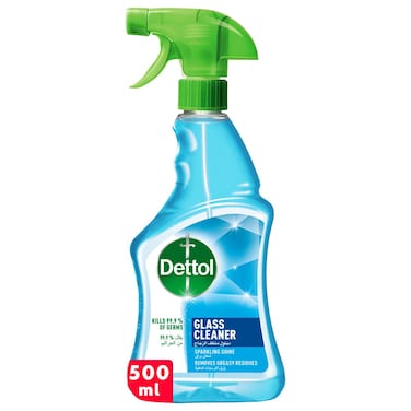 Dettol Glass Cleaner Spray Bottle, 500ml