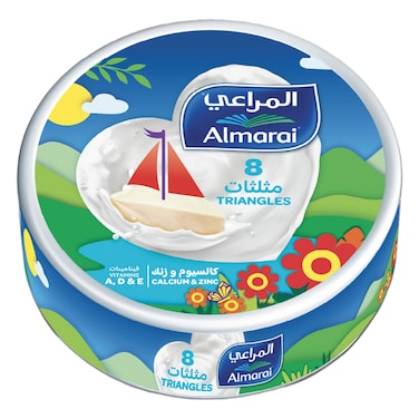 Almarai Triangles Processed Cheese 8 Portions, 120g