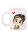 Anime Girl Printed Coffee Mug White/Black/Red