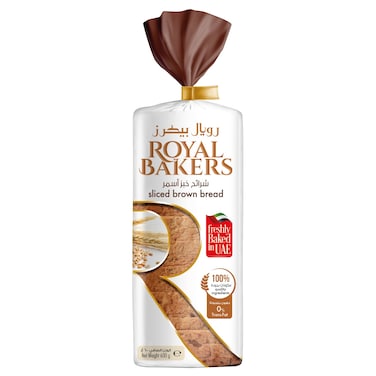 Royal Bakers Sliced Brown Bran Bread, 600g