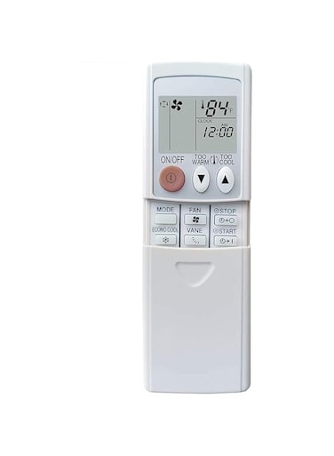 Replacement For Mitsubishi Electric Air Conditioner Remote Control For MSZ-GE06NA-8 MSZ-GE09NA-8 MSZ-GE12NA-8 MSZ-GE15NA-8 MSZ-GE18NA-8 MSY-GE09NA-8 MSY-GE12NA-8 MSY-GE15NA-8 MSY-GE18NA-8 (White)