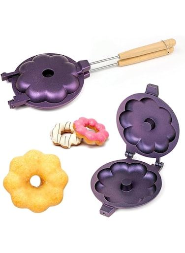 KASTWAVE Non Stick Donut Maker for Easy Baking and Decorating, Perfect for Homemade Treats and Efficient Donut Creation