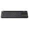 Logitech K400 Plus Wireless Touch Keyboard with Integrated Touchpad, Arabic, Black