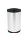 12L Stainless Steel Open Top Waste Bin - Durable, Modern Trash Can with Black Trim for Office, Commercial &amp; High-Traffic Areas