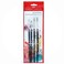 Faber-Castell Pony Hair Paint Brushes Round Set, 4 PCS