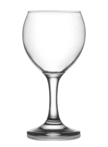 3-Piece Misket Goblet Set Clear 210ml