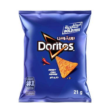 Doritos Sweet Chilli Pepper Chips, 21g