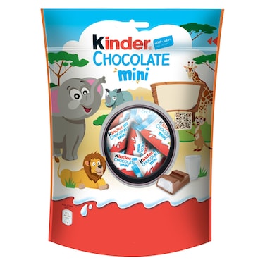 كيندر ميني شوكولاته، حزمة متعددة، 20 قطعة، 120 غرام
