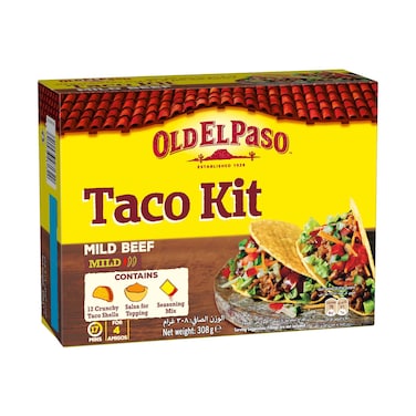 Old El Paso Mild Beef Taco Kit, 308g