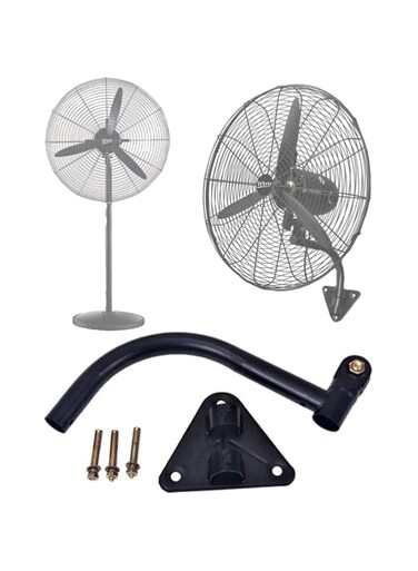 Wtrtr Industrial Wall Fan Bracket,Commercial Fan Wall Mount Holder,Wall Fan Support Rack (wall)