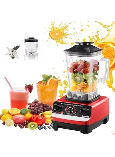 SWIUKPHE Professional High Speed Blender, خلاط 4500 Personal Blender For Shakes And Smoothies,Powerful 4500-Watt Blender For Juice, Stainless Steel Blades, Easy Self-Cleaning
