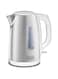 Cordless Electric Kettle, 2200W, 1.7L Stainless Steel Body, Water-Level Indicator, Removable Filter, Auto Shut-Off, Ideal for Warm Beverages, Safe &amp; Durable Design &ndash; Silver, JC454-B5