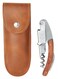 Wine Opener Professional Waiters Corkscrew, Bottle Opener and Foil Cutter Gift With Cow Leather Case for Servers, Waiters, Bartenders and Home Use-1pcs