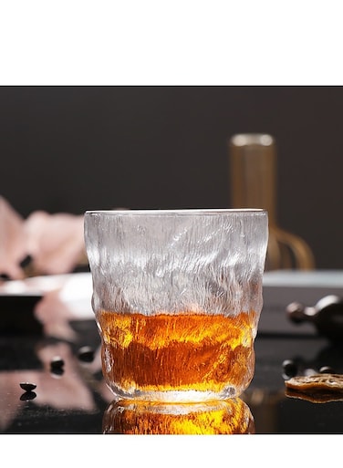 glacier Glacier glass cup, household Japanese water cup, women's breakfast cup, beer cup, juice coffee cup, tea cup