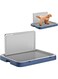 FCYOUO Dog Toilet for Training,Reusable Pee Pad Tray,Puppy Indoor Potty Training Pad Holder with Protection Wall, Keep Paws Dry and Floors Clean, Pet Toilet Potty Tray for Puppy &amp; Cat