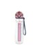 700ml Water Bottle RF12160 with Volume Tracker, Motivational Bottles with Flip Lid, PP Sipper and Straw Food-Grade and Elegant Design Multicolor