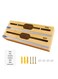 wooden fresh-keeping bag storage box, wall-mounted design makes it easier for you to use and store the fresh-keeping bags. Made of wood, it is environmentally friendly and highly safe.