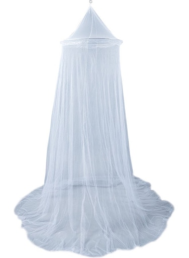 Bed Hanging Mosquito Mesh Net Polyester White 20.00 x 3.00 x 20.00cm