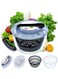 5L Salad Spinner, Multifunction Manual Salad Spinner, Press Type Vegetable Fruit Dryer, BPA Free, Vegetable Washer Spinner Dryer, For Salad Greens, Lettuce, Fruits and Vegetables