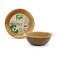 Fun Green Track Round Bio Bowl 15cm Beige 10 PCS