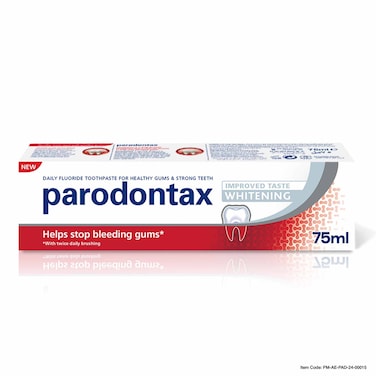 Parodontax Whitening Toothpaste for Bleeding Gums, 75ml
