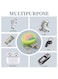 MOBCOS Mini Pouch Keychain &ndash; Cute Round Zipper Coin Purse &amp; Multipurpose Mini Storage Bag with Keyring for Coins, Cash, Keys and Small Essentials   Green Fruit