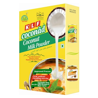 كاي إل إف كوكوناد مسحوق حليب جوز الهند الحقيقي 150 غرام