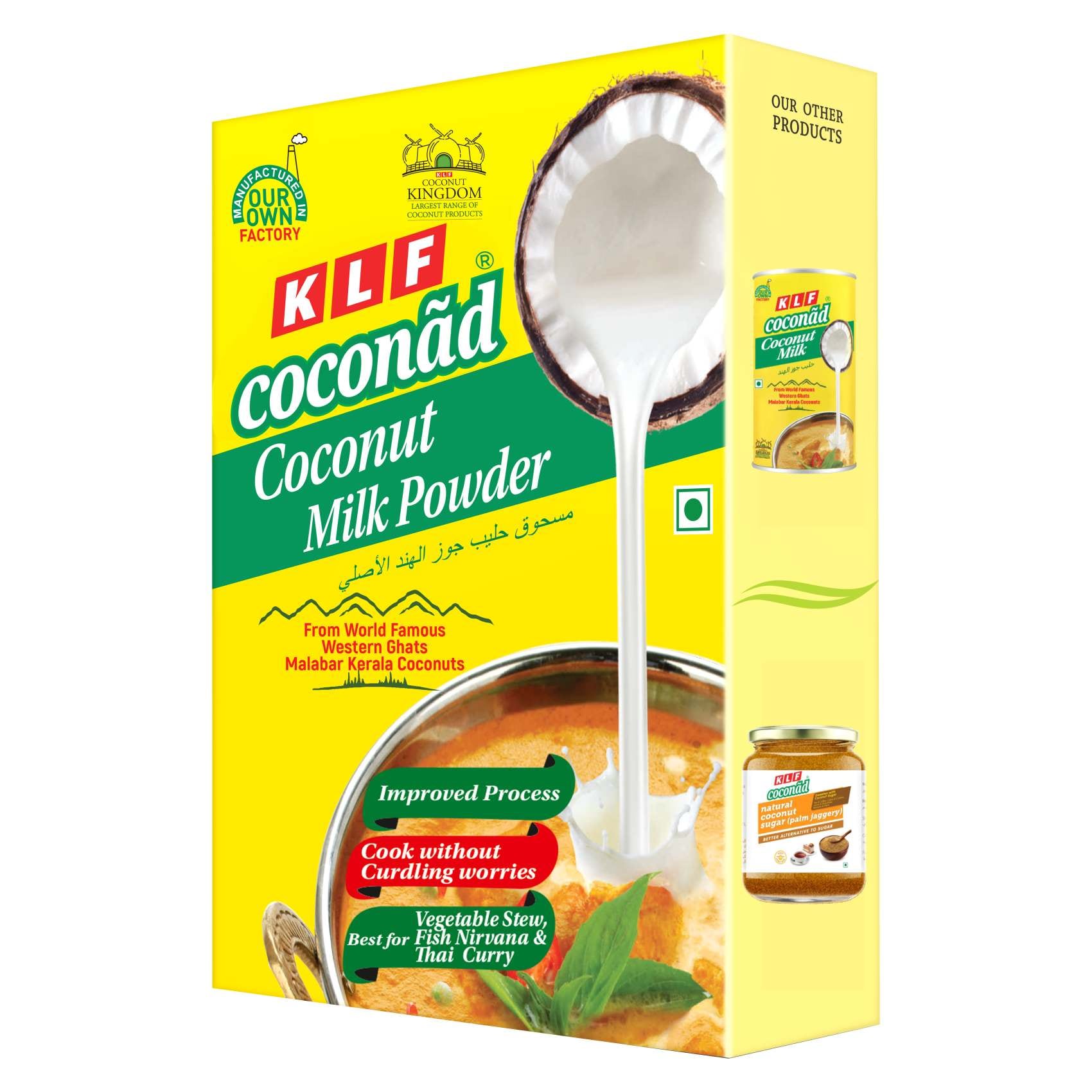Buy KLF Coconad Real Coconut Milk Powder, 300g Online | Carrefour UAE
