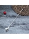 JIEOU 12IN Extra Long Cocktail Mixing Spoon, Spiral Pattern Bar Spoon for Ice Cream Smoothies Malts Milkshakes Juice Coffee Tea Drink