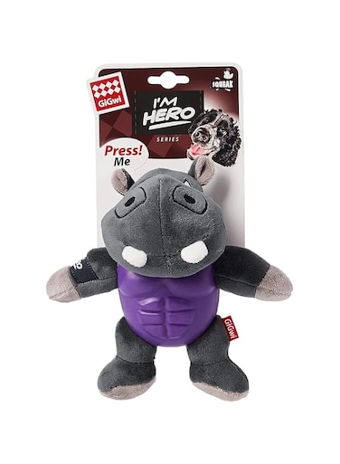 Gigwi I'M Hero Squeaker Series Hippopotamus