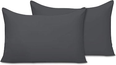 Home Brushed Microfiber Pillowcase Set &acirc;&euro;&ldquo; Soft, Hypoallergenic Pillow Covers with Envelope Closure