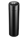 Insulated Temperature Display LED Touch Screen Stainless Steel Bottle Multicolor