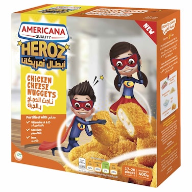 Americana Heroz Chicken Cheese Nuggets, 400g