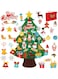 HIGHLAND 2023 Christmas Tree for Kids, 3.5 Feet Long - Christmas Decorations DIY Christmas Tree with 30 Pcs Detachable Ornaments and Gift Bag - Felt Christmas Tree for Kids