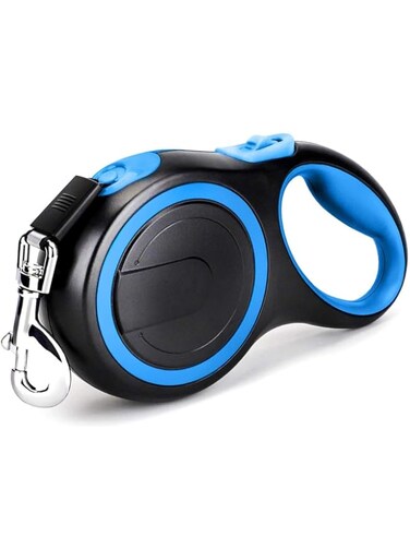 ORiTi Retractable Dog Leash 8M with Anti-Slip Handle Dog Retractable Leash for Small Medium Larger Dogs Up to 50KGS, One Button Break&amp;Lock 360 Tangle-Free Heavy Duty Long Dog Lead for Running Walking