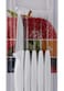 Diamant 6 Pieces Paring Knife Set with Stainless Steel Blade and White Polypropylene Handle
