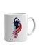 Ceramic Coffee Mug White/Black/Blue