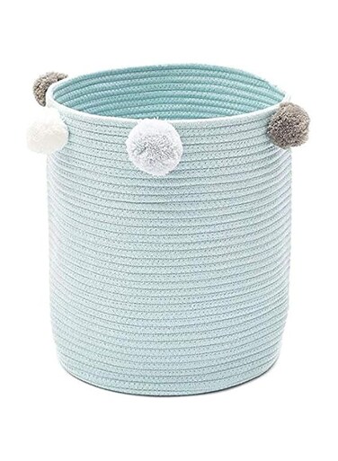INS Style Dirty Clothes Cotton Rope Storage Basket Hair Ball Storage Basket Laundry Basket Toy Storage Basket