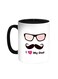 I Love My Dad Printed Coffee Mug Black/White