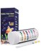 7 in 1 Aquarium Test Strips, 100 Strips Fish Tank Water Quality Test Freshwater Saltwater Test Kit for Test pH, Carbonate, Alkalinity, Hardness, Chlorine, Nitrite, Nitrate Aquarium Water Testing