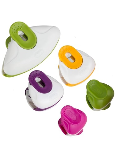 Zyliss E990032 Bag Clips Mix Assorted, Multicoloured, 4x12x25.5 cm