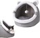 . Bed for Indoor .s &amp; Small Dog Bed, Cute Bunny Shaped Cave Bed, Calming Anti Anxiety, Privacy ./Small Dog Cave Bed with Hanging Toy,Puppy Bed . scratching post (A-Large)