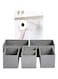 SHOWAY Paper Towel Holder + Amazon Basics Cloth Drawer Storage Boxes 6PC Gray