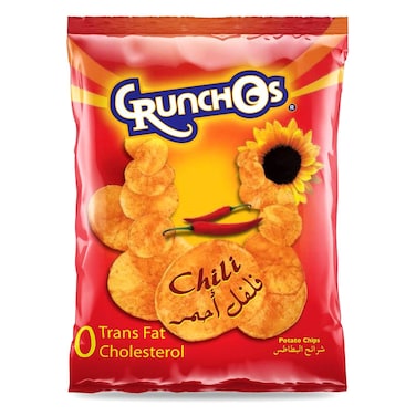 Crunchos Chili Natural Potato Chips, 40g
