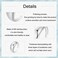 S925 Sterling Silver Plain Aperture Adjustable Ring(SCR983-BE)