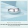 S925 Sterling Silver Plain Aperture Adjustable Ring(SCR983-BE)