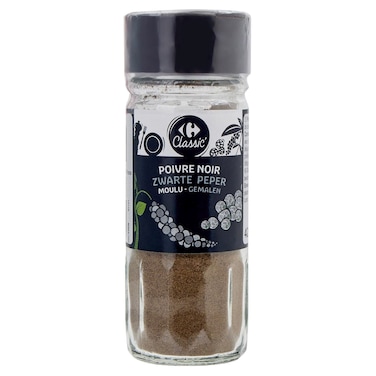 Carrefour Classic Ground Black Pepper, 42g