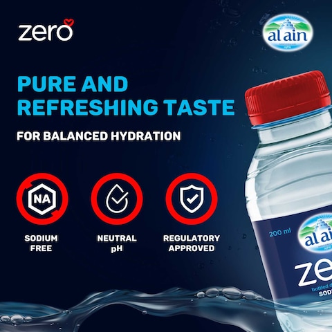 Al Ain Zero Sodium Free Drinking Water 200ml